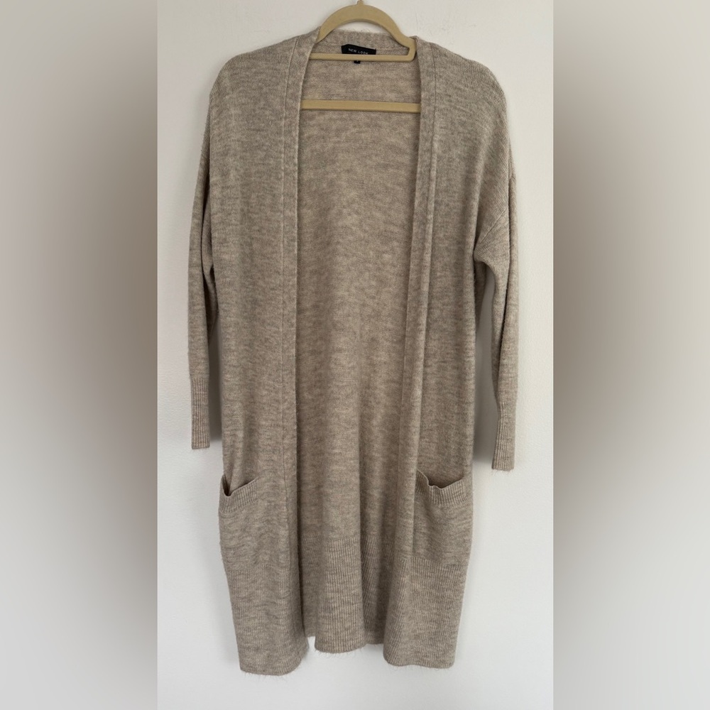 New Look Light Brown Oat Cardigan